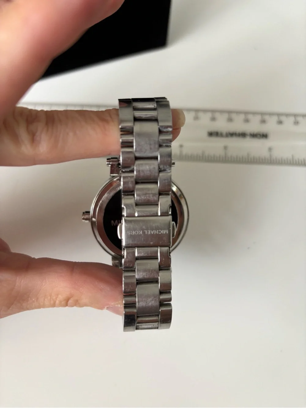 Michael Kors Silver Smartwatch with Crystal Bezel -